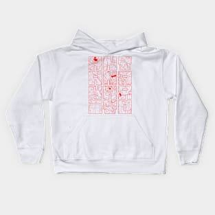 Antananarivo, Madagascar City Map Typography - Oriental Kids Hoodie